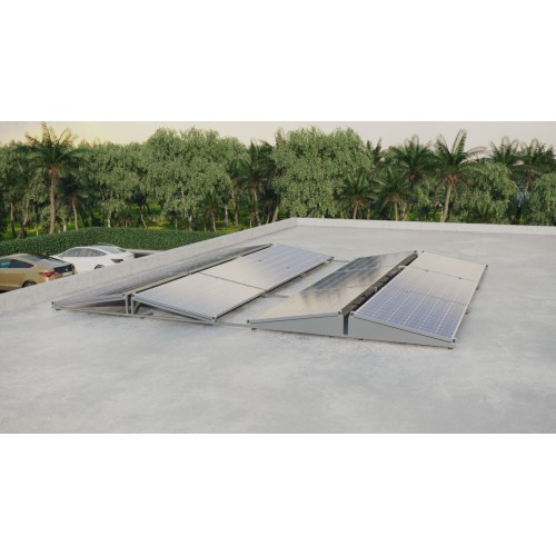 KL-ESW [CP] Kits para instalaciones solares lastradas. Kit para sistema lastrado orientación este-oeste