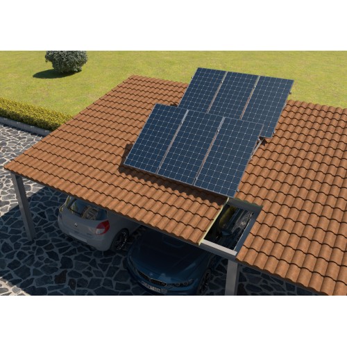 KT-PSC [CP] Kits para instalaciones solares triangulares. Triangular con perfil de aluminio PSE-C. Fijación ensamblada