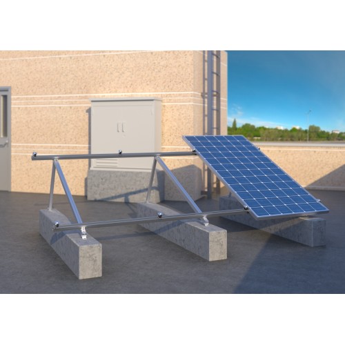 KT-PSC [CP] Kits para instalaciones solares triangulares. Triangular con perfil de aluminio PSE-C. Fijación ensamblada