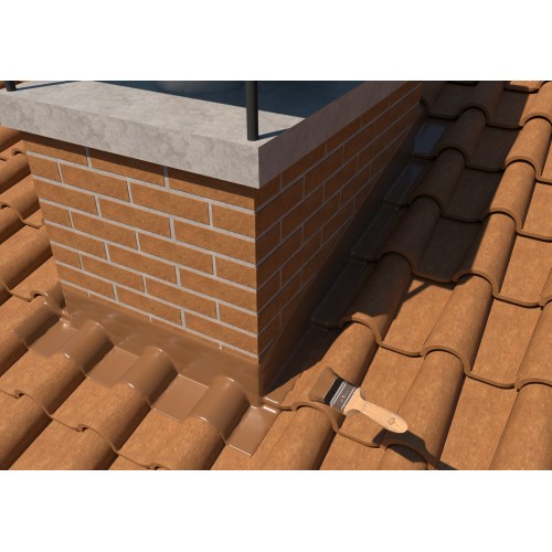 MS-IS [CP] Accesorios de estanqueidad para la instalación de placas solares. Membrana impermeabilizante híbrida líquida multiusos de alta elasticidad, basada en tecnología W-PROTEK