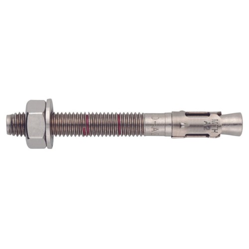 MTH-A2 [CP] Anclaje macho para cargas altas en hormigón no fisurado. Homologado ETE Opt.7. Eje inoxidable A2. Clip inoxidable A2