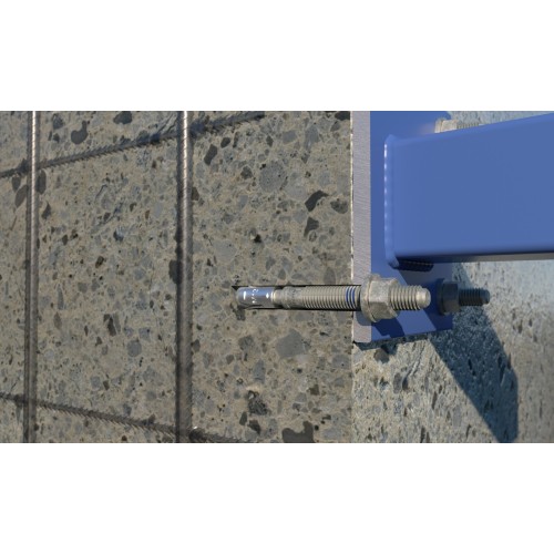 MTP-X [CP] Anclaje macho para cargas altas en hormigón fisurado y no fisurado. Homologado ETE Opt.1. Eje zincado. Clip ATLANTIS C3-L