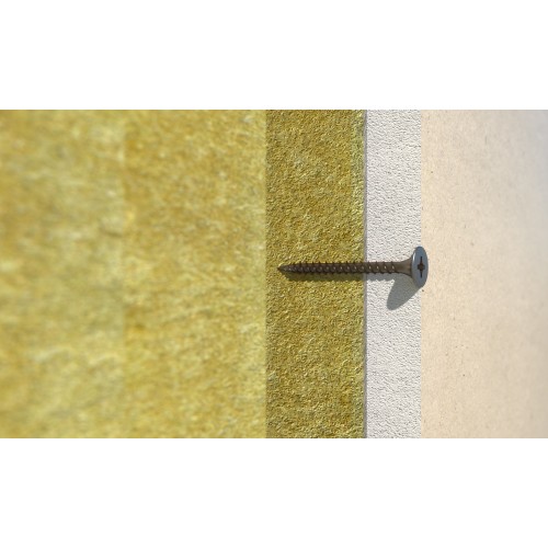 PL-F [CV] Tornillo para placa de yeso de altas prestaciones. Fosfatado. Cabeza trompeta, rosca doble hilo y punta alfiler. Huella PH. Tornillo