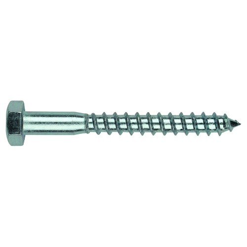 [CP DIN-571] Tornillo con rosca para madera y aglomerado. Cabeza hexagonal. Zincado