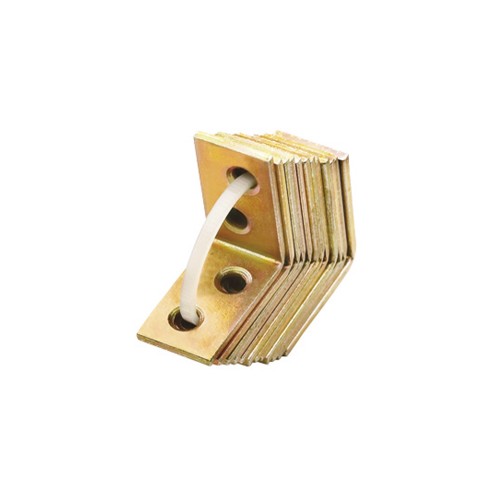 [CP SC-MX] Escuadras para unión de madera. Bicromatada para sillas en maxipack (10 uds)