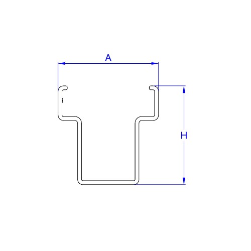 PSE-CUN [CP] Perfiles, uniones, guías y empalmes para estructura de apoyo. Unión de aluminio para perfil PSE-C