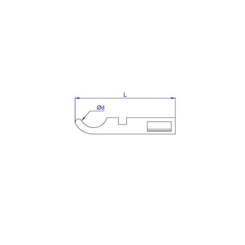 RA-FEM [CP] Soportes para radiadores de aluminio. Soporte ferroli para empotrar