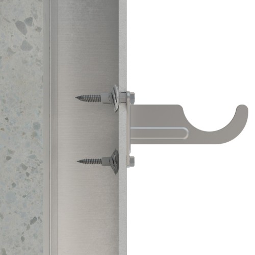 RA-TRI [CP] Soportes para radiadores de aluminio. Soporte triangular 1º