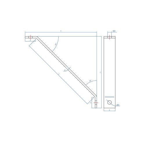 RE-SX [CP] Soportes para cargas pesadas Indextrut. Refuerzo para soportes Indextrut