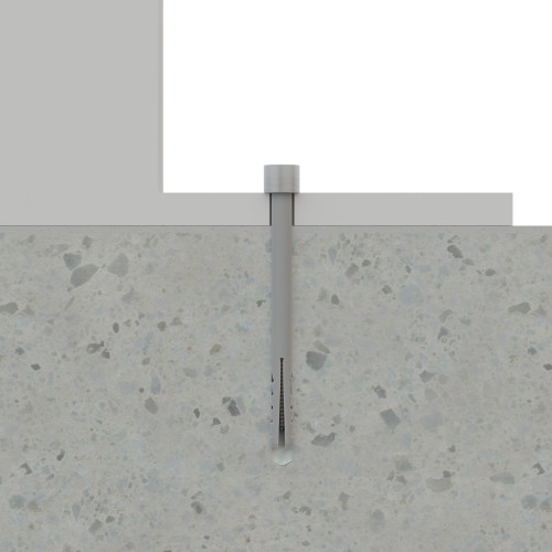 SA-IL [CP] Soportes de fijación para sanitarios. Fijación de WC y bidé con taco largo. 2 PCS x KIT