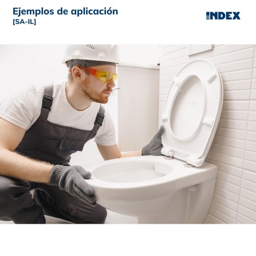 SA-IL [CP] Soportes de fijación para sanitarios. Fijación de WC y bidé con taco largo. 2 PCS x KIT