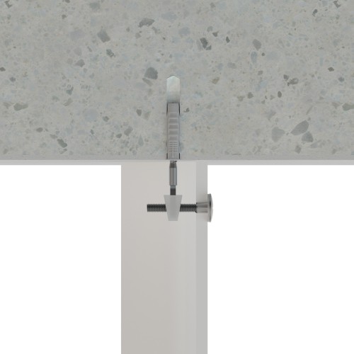 SA-WH [CP] Soportes de fijación para sanitarios. Fijación de WC horizontal. 2 PCS x KIT