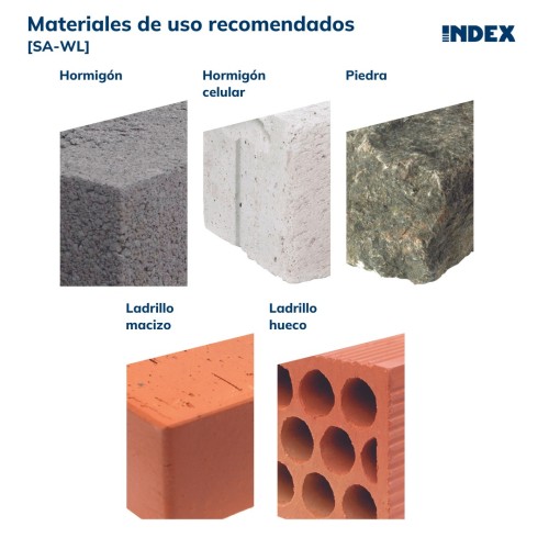 SA-WL [CP] Soportes de fijación para sanitarios. Fijación WC y bidé, latón. 2 PCS x KIT