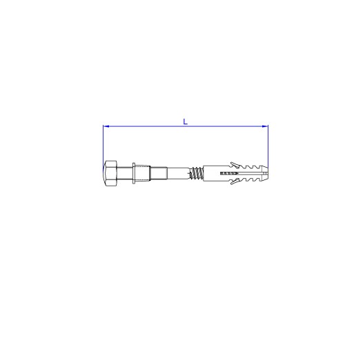 SA-WL [CP] Soportes de fijación para sanitarios. Fijación WC y bidé, latón. 2 PCS x KIT