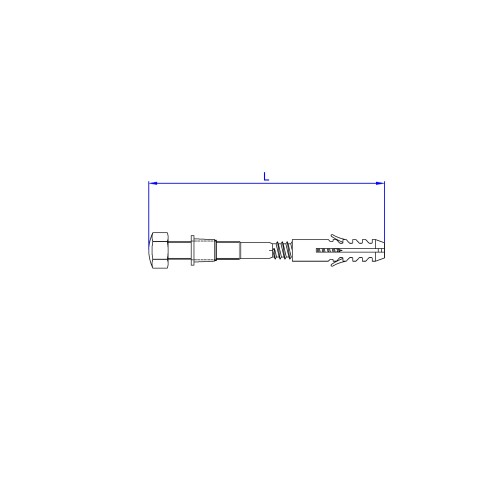 SA-WZ [CP] Soportes de fijación para sanitarios. Fijación WC y bidé, zincado. 2 PCS x KIT