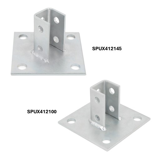 Soporte cuadrado para perfiles Indextrut SP-UX [CP]