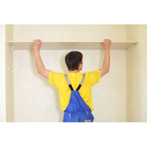 SV-C [CP] Puntas clavado. Soporte vitrina cuadrado 2 puntas