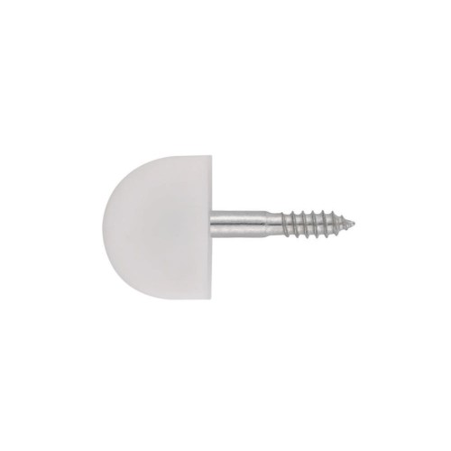 SV-NB [CP] Puntas clavado. Soporte vitrina blanco