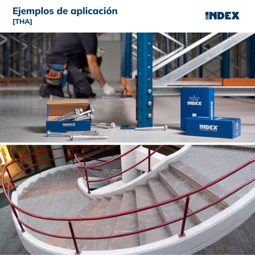 THA [CP] Anclaje de fijación directa en hormigón con recubrimiento ATLANTIS C3-H. Homologado ETE Opt.1. Cabeza avellanada