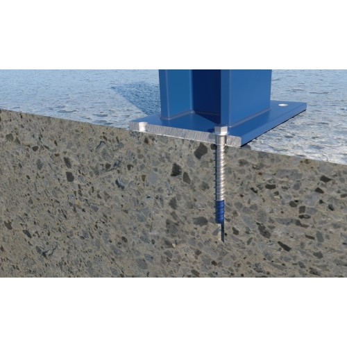 TXE [CP] Anclaje de fijación directa en hormigón Bimetal (cuerpo inoxidable A4 y punta de acero al carbono). Homologado ETE Opt.1. Cabeza hexagonal