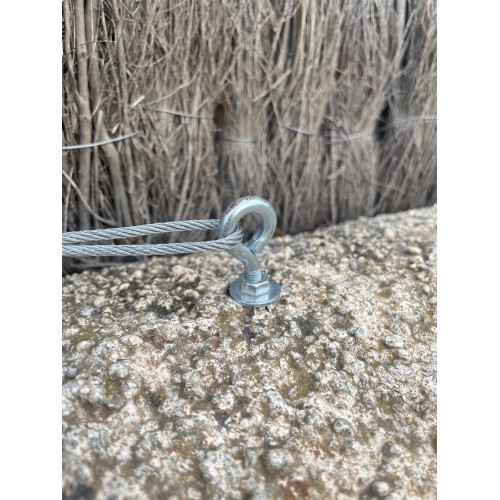ZA-AR [CP] Anclaje de zamak para cargas medias-altas en materiales macizos o huecos. Argolla