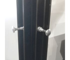 DIN-603/934 [CP] Tornillo con cabeza redonda con cuello cuadrado y tuerca hexagonal. Zincado