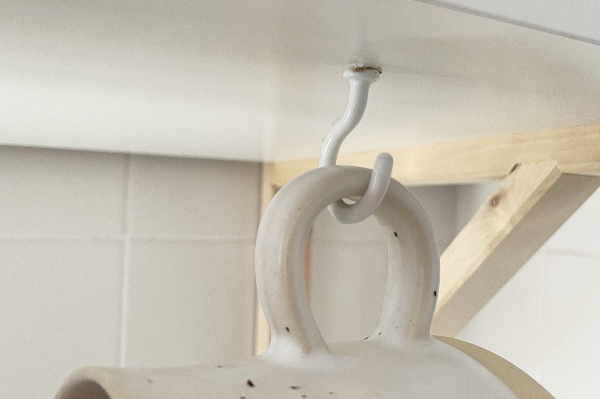 AL-HA B [CP] Hembrillas. Hembrilla abierta roscada lacada blanca