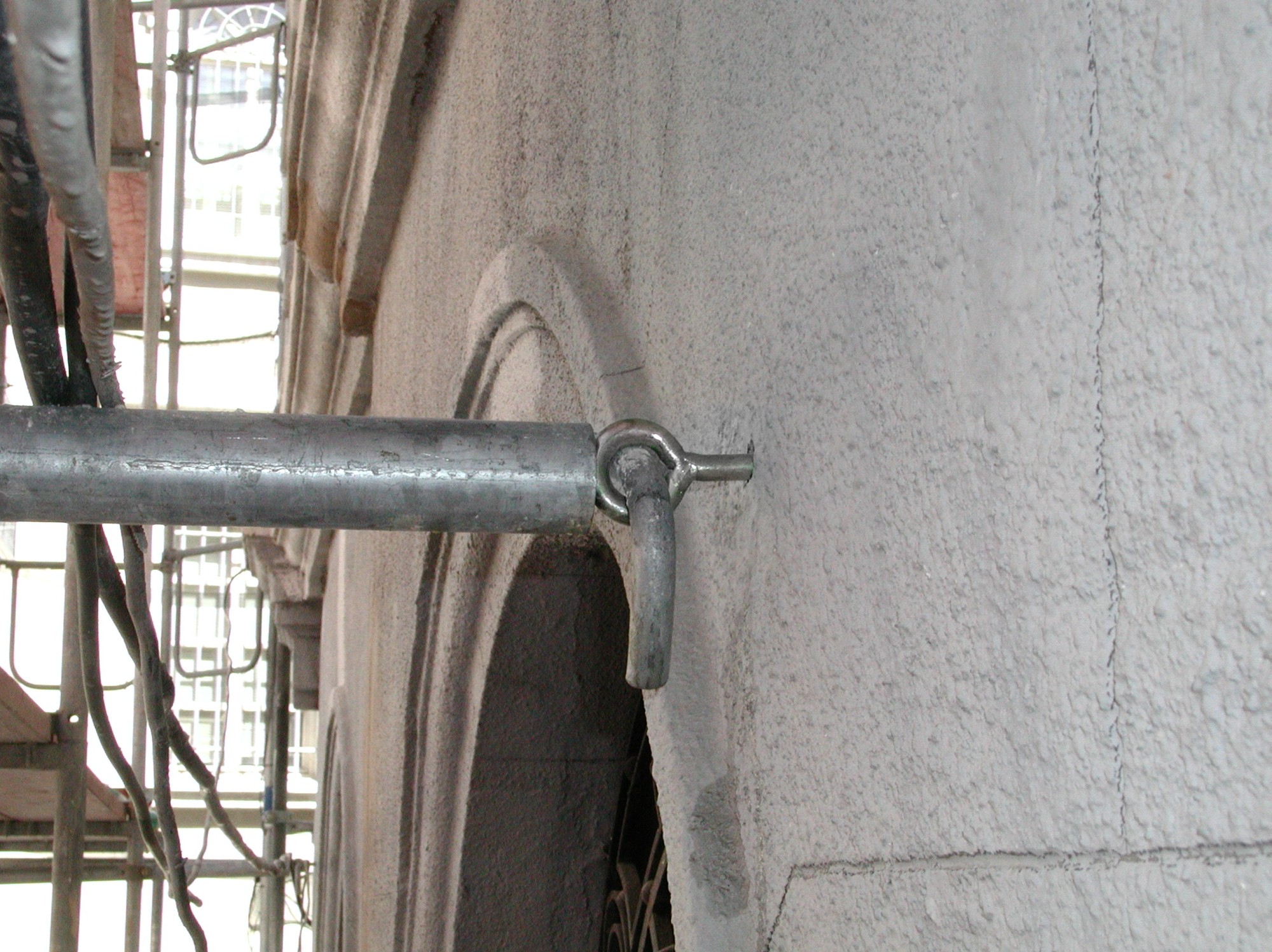 AN-50 CT [CP] Anclaje para andamios y fachadas. Diámetro de ojo 50 mm + cápsula Zamak M10