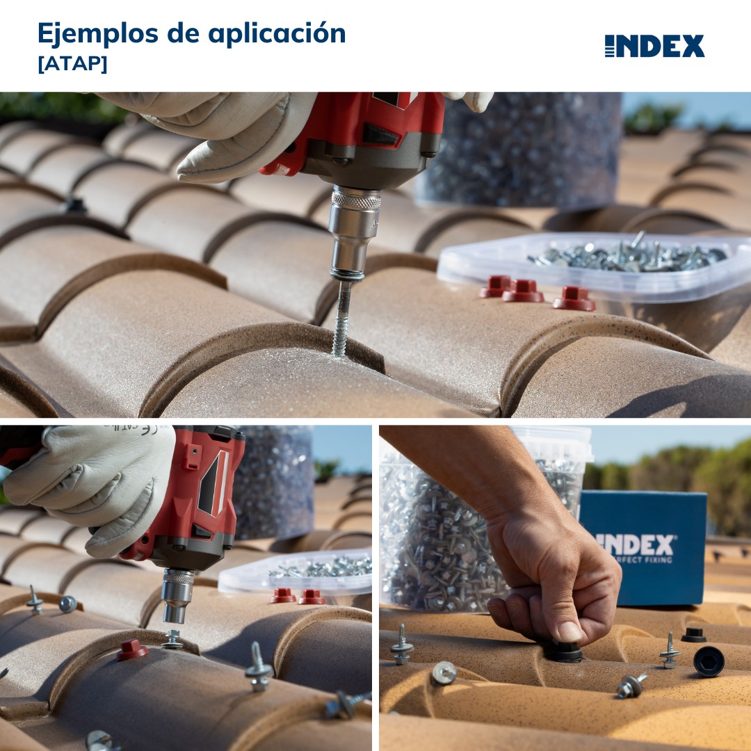 ATAP [CP] Tapón de nylon de colores para tornillos con cabeza hexagonal