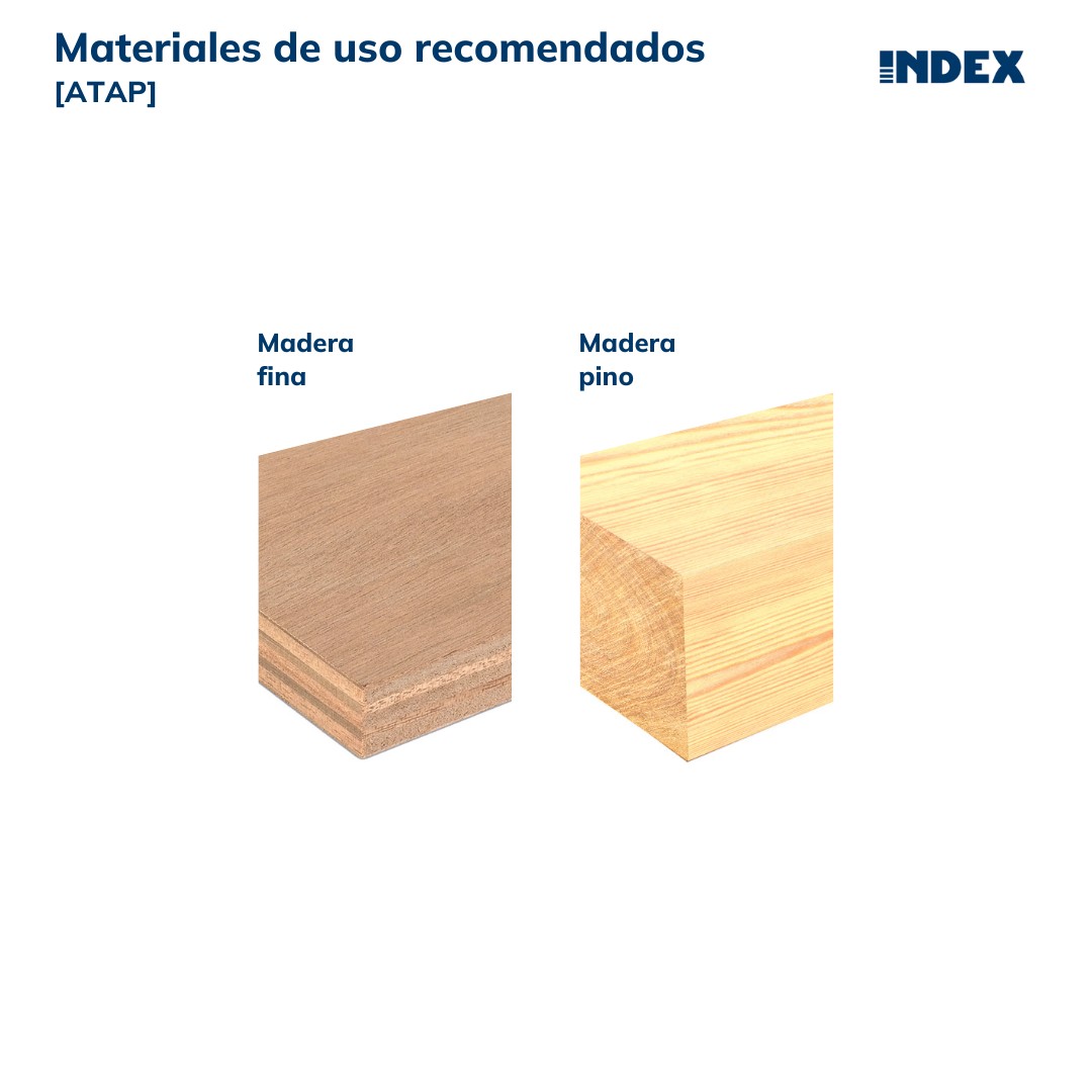 ATAP [CP] Tapón de nylon de colores para tornillos con cabeza hexagonal