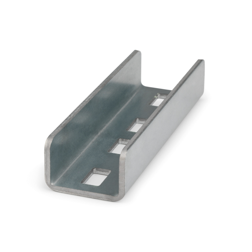 EMP-XS [CP] Perfiles, uniones, guías y empalmes para estructura de apoyo. Empalme INDEXTRUT solar. Acero Atlantis C4-M. Válido para guía GP-XS