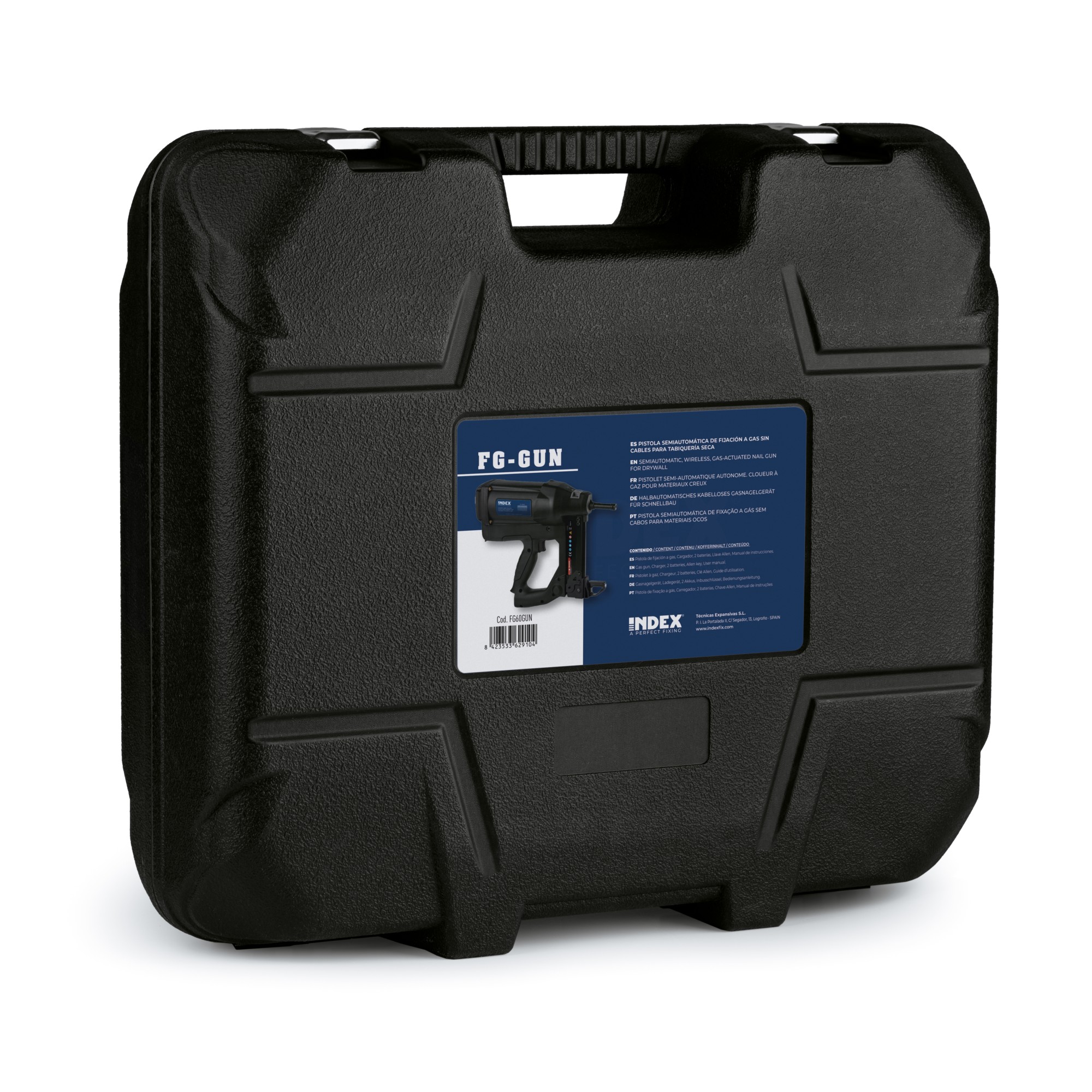 FG-GUN [CP] Pistola semiautomática de fijación a gas sin cables para tabiquería seca