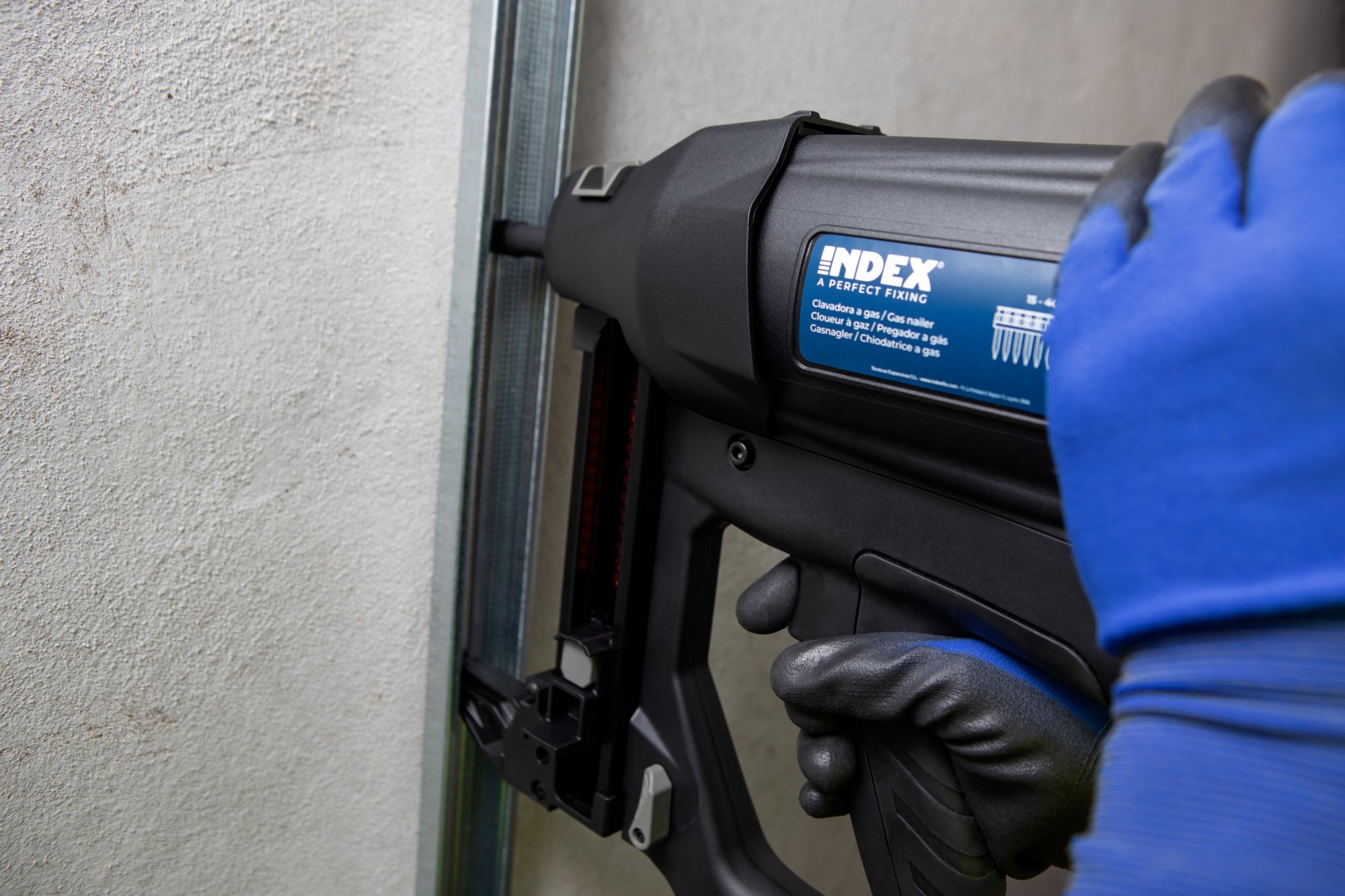 FG-GUN [CP] Pistola semiautomática de fijación a gas sin cables para tabiquería seca