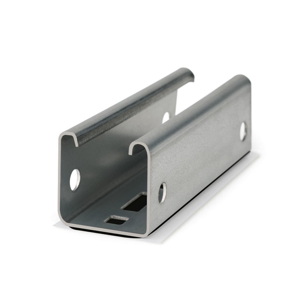 GP-XSB [CP] Perfiles, uniones, guías y empalmes para estructura de apoyo. Guía perforada INDEXTRUT solar con cinta de estanqueidad de butileno