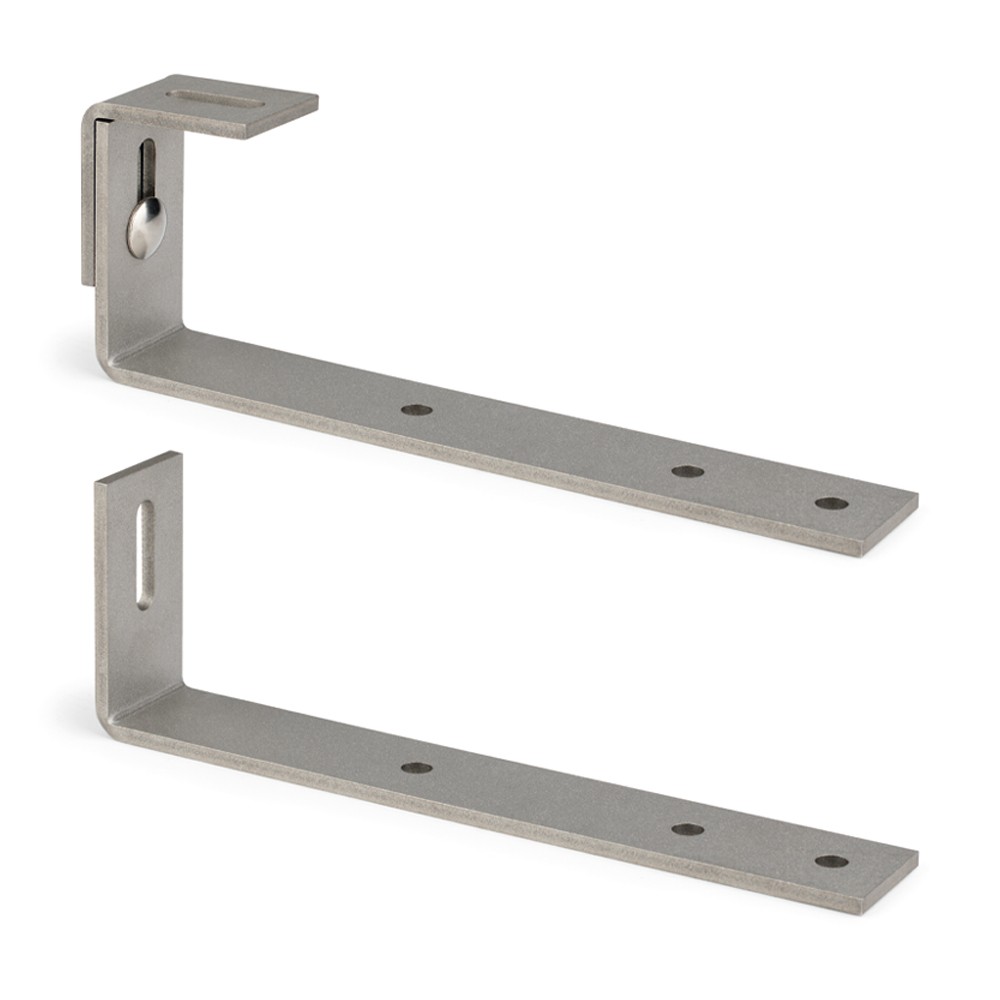 GS-PI [CP] Accesorios regulables para la instalación de placas solares. Gancho salvateja para teja de pizarra. Inoxidable A2