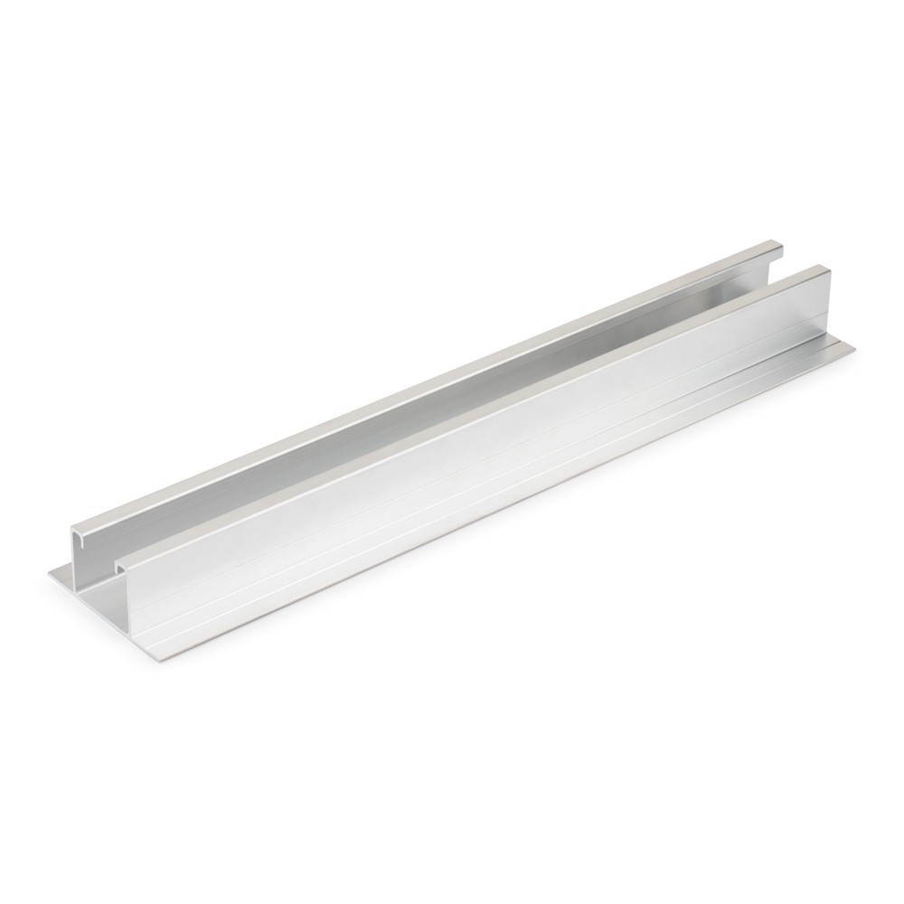 PSA-A [CP] Perfiles, uniones, guías y empalmes para estructura de apoyo. Perfil de aluminio con alas