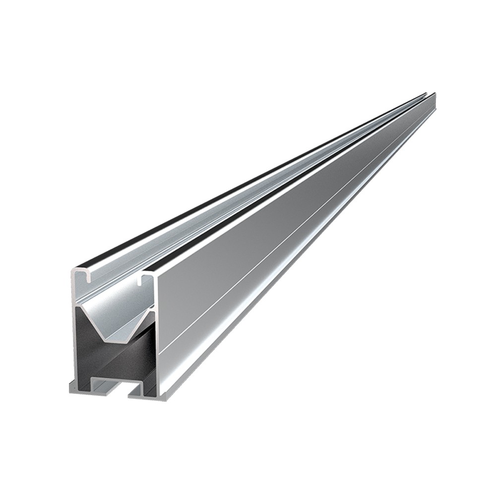 PSE-A [CP] Perfiles, uniones, guías y empalmes para estructura de apoyo. Perfil de aluminio para fijación ensamblada