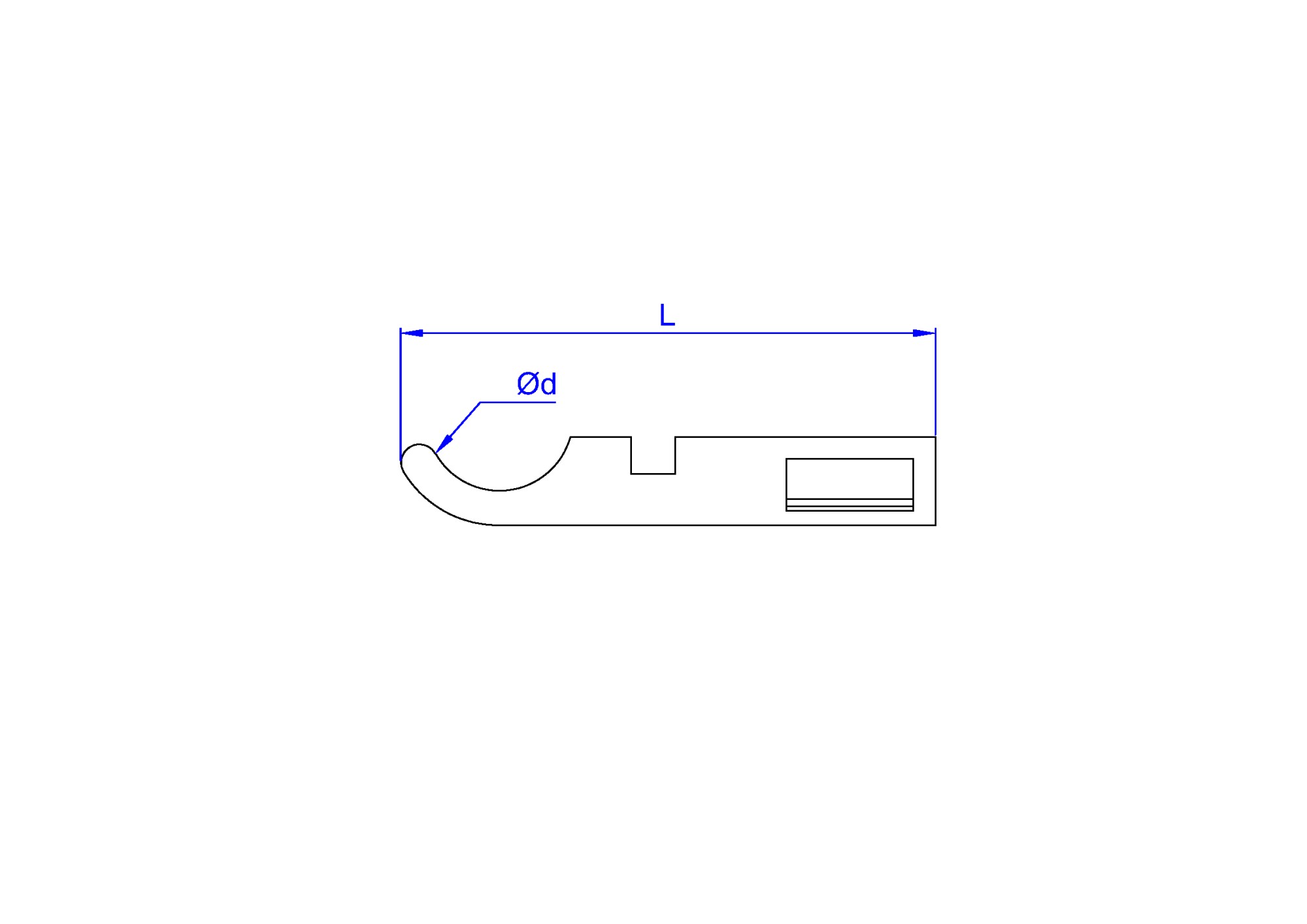 RA-FEM [CP] Soportes para radiadores de aluminio. Soporte ferroli para empotrar
