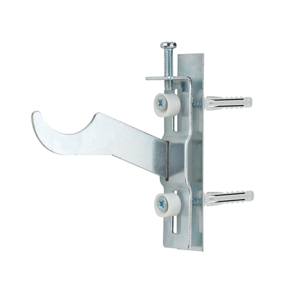 RA-FIN [CP] Soportes para radiadores de aluminio. Soporte ferroli inclinado. 2 PCS x KIT