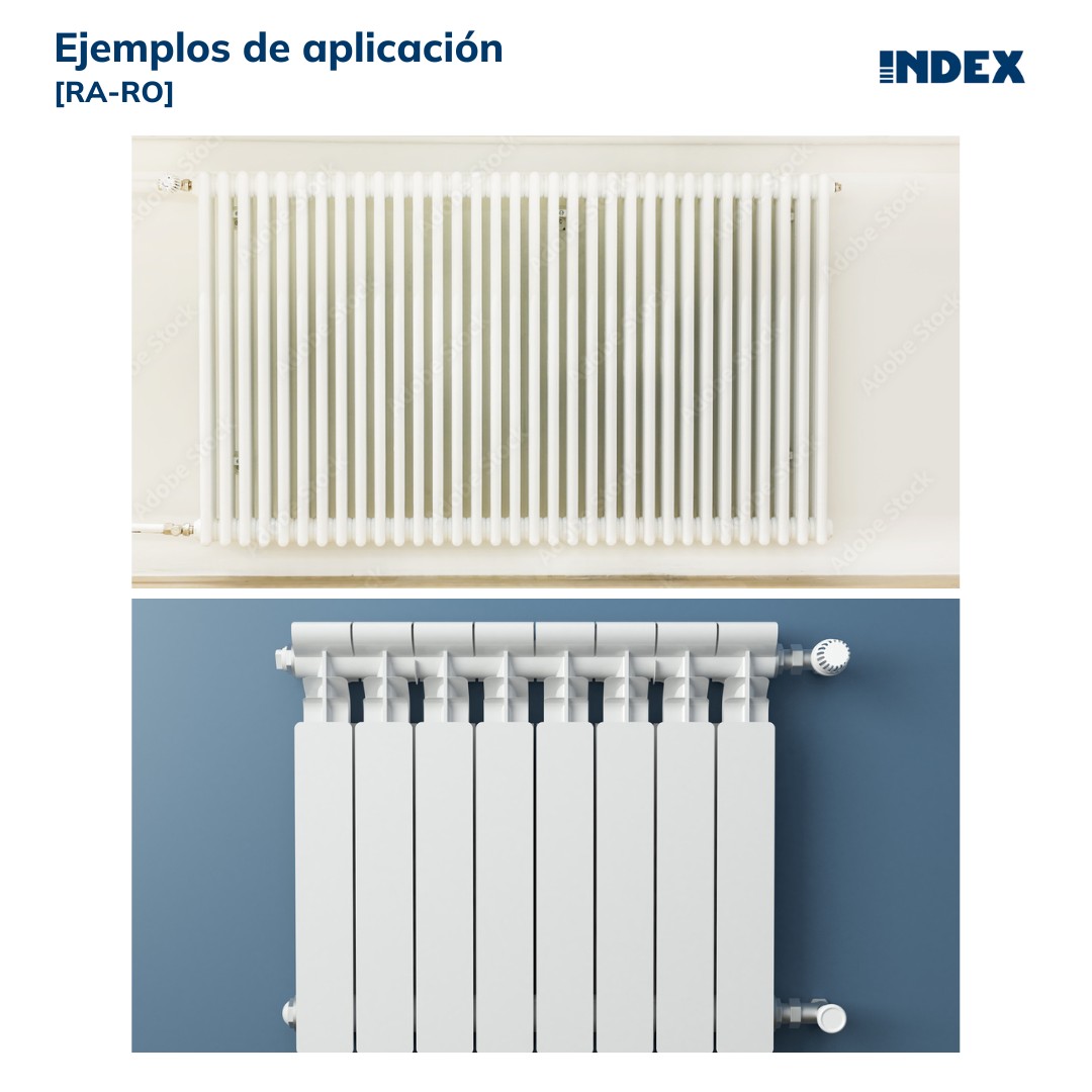 RA-RO [CP] Soportes para radiadores de aluminio. Soporte Roca. 2 PCS x KIT