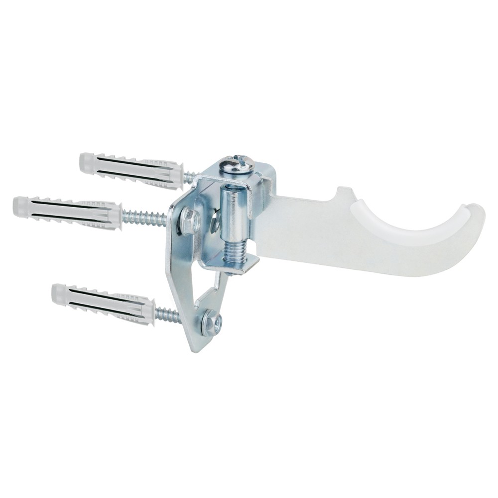 RA-TRG [CP] Soportes para radiadores de aluminio. Soporte triangular regulable con goma antivibraciones. 2 PCS x KIT