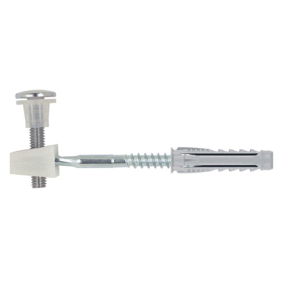 SA-WHM [CP] Soportes de fijación para sanitarios. Fijación WC horizontal multiposición. 2 PCS x KIT