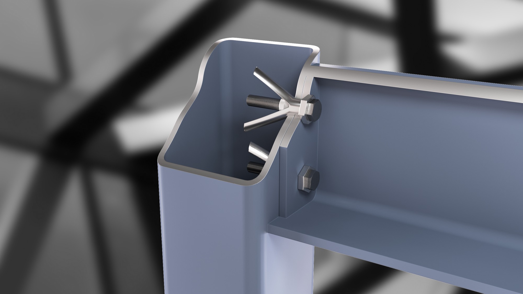 SBG [CP] Anclaje de expansión STRUTBOLT homologado para estructuras huecas de acero. Galvanizado en caliente