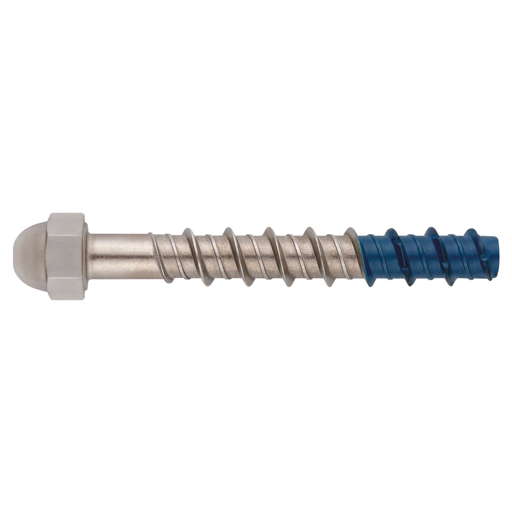TXD [CP] Anclaje de fijación directa en hormigón Bimetal (cuerpo inoxidable A4 y punta de acero al carbono). Homologado ETE Opt.1. Cabeza redonda