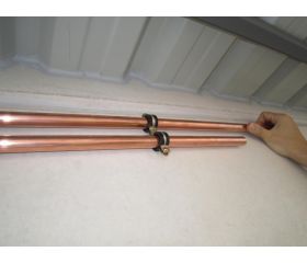 AB-DI [CP] Abrazadera doble isofónica M6. Abrazadera M6. Bicromatada