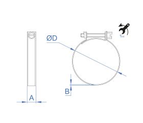 AB-BU [CP] Abrazadera butano