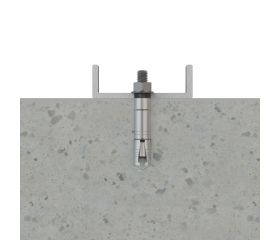 AC-CA [CP] Anclaje de acero con aletas para cargas altas. Cápsula