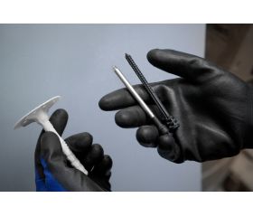 AIS-S [CP] Taco de fijación de paneles aislantes. Taco con clavo metálico y tapón de poliamida. Homologado ETE