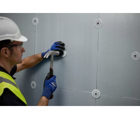 AIS-S [CP] Taco de fijación de paneles aislantes. Taco con clavo metálico y tapón de poliamida. Homologado ETE