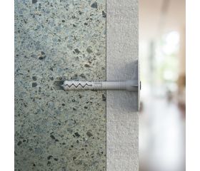 AIS-S [CP] Taco de fijación de paneles aislantes. Taco con clavo metálico y tapón de poliamida. Homologado ETE